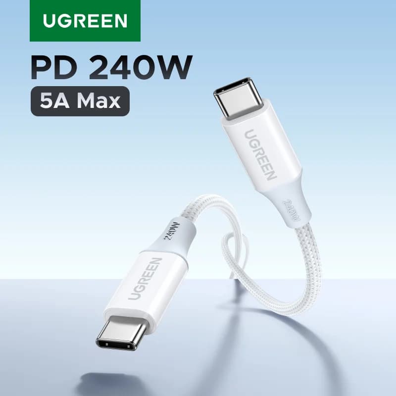 Cable de carga rápida USB-C a USB-C de 240W