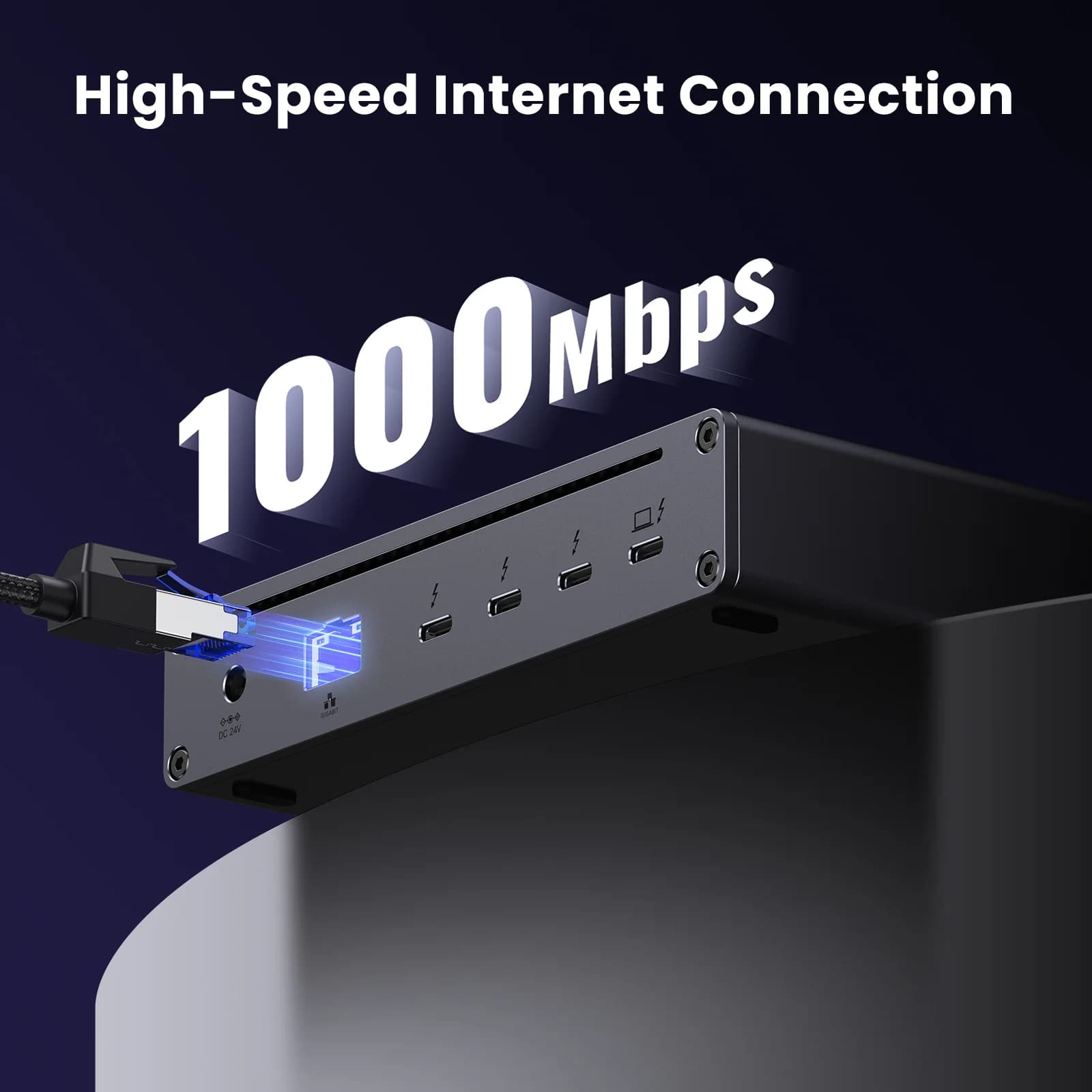 Estación de acoplamiento Thunderbolt 4 8 en 1, 40 Gbps
