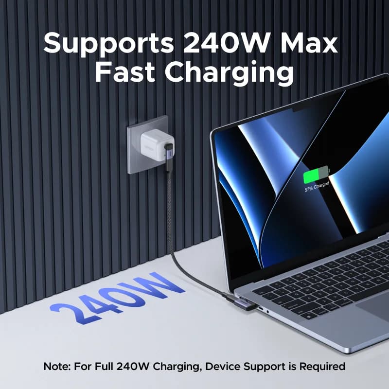 Adaptador USB-C a USB-C Acodado (Pack de 2)