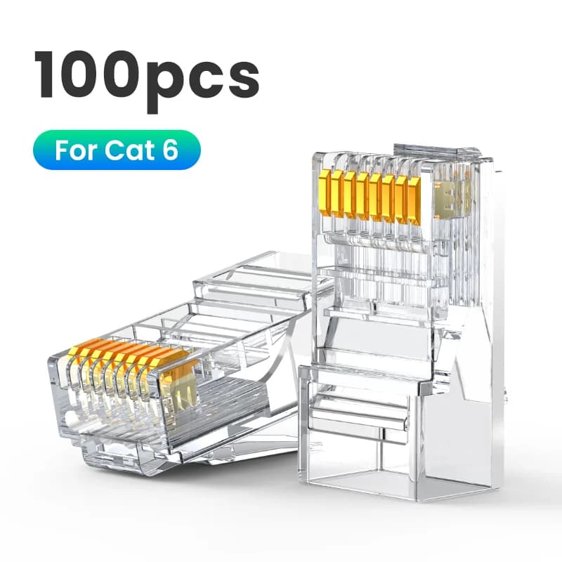 Conectores RJ45 de Red Ethernet Cat6