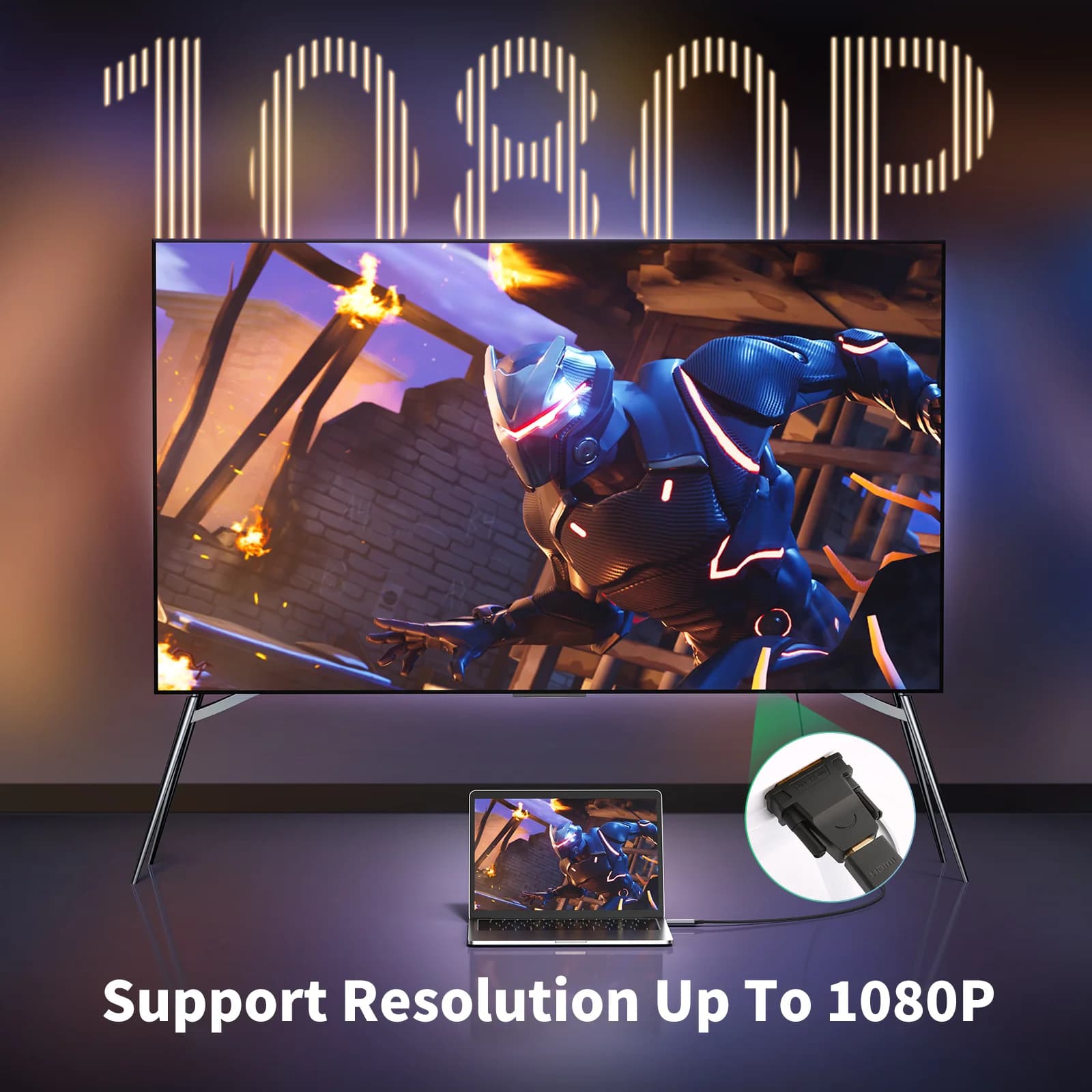 Adaptador Bidireccional DVI-D a HDMI