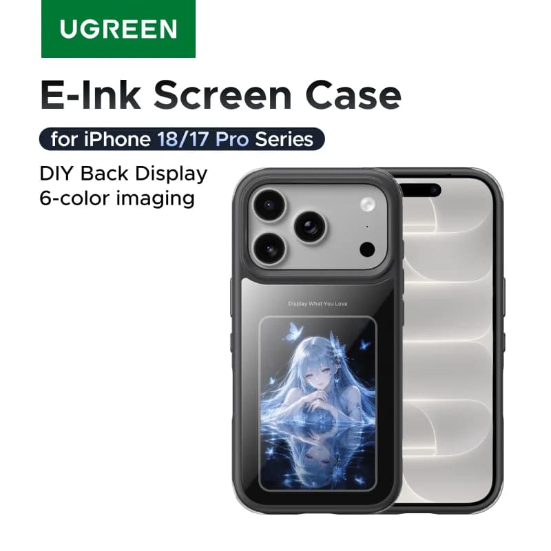 Funda magnética con pantalla E-Ink para iPhone Pro Max