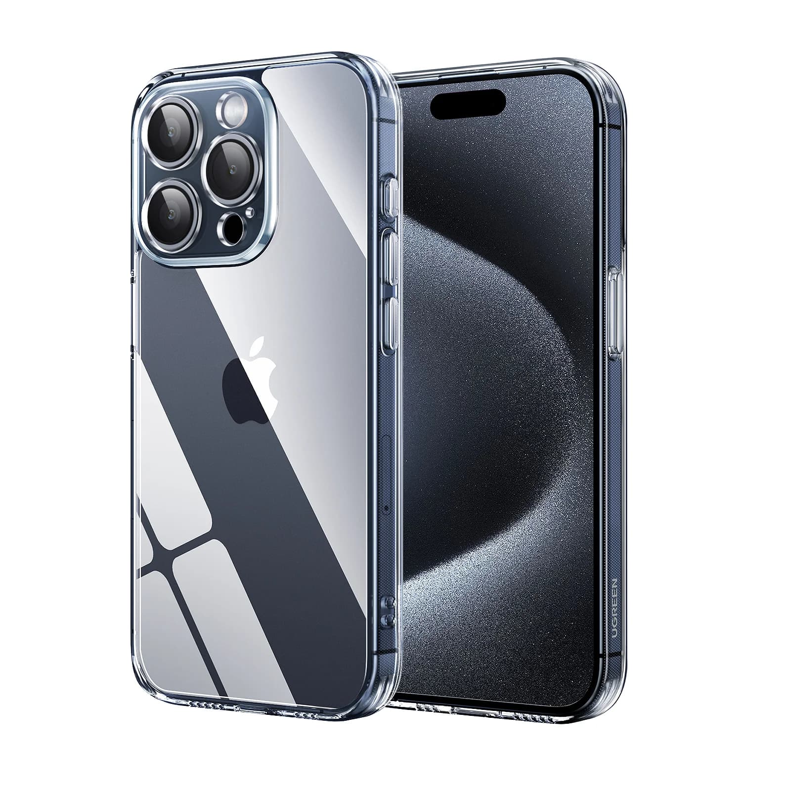 Funda transparente antigolpes con airbag para iPhone