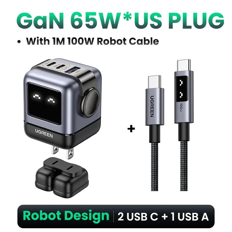 Cargador rápido USB-C GaN 100W con PPS