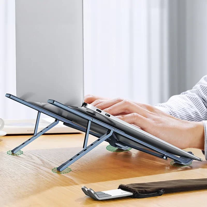 Soporte plegable de aluminio para portátil MacBook