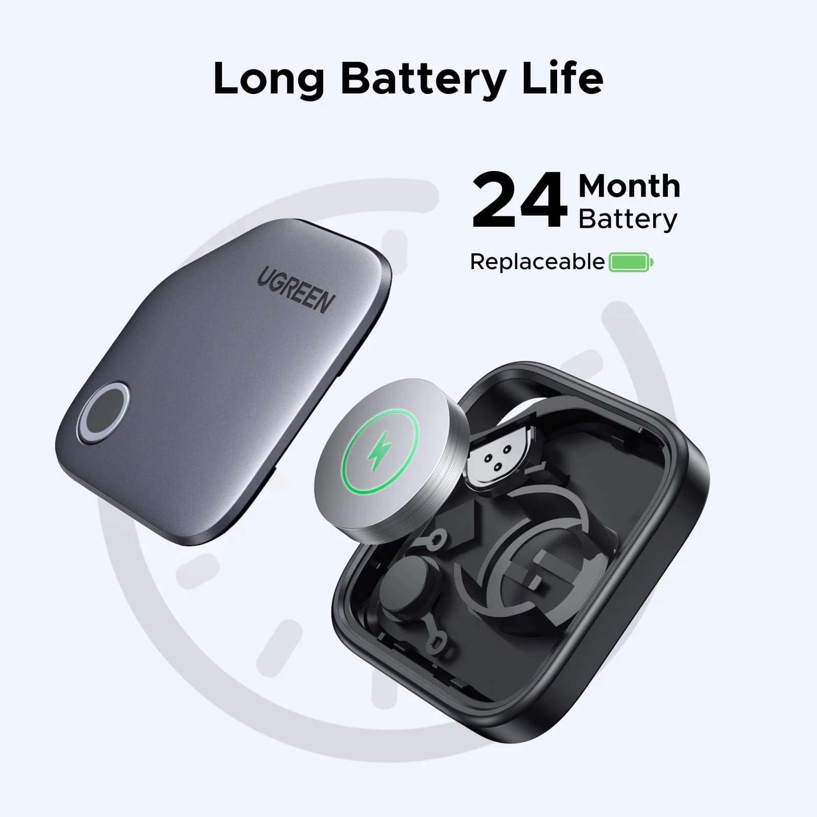 Localizador inteligente Bluetooth compatible con iOS Find My