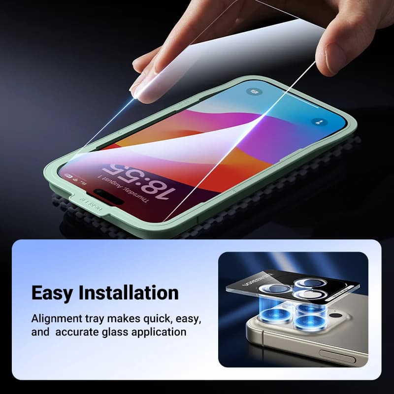 Protector de pantalla de vidrio templado cobertura completa