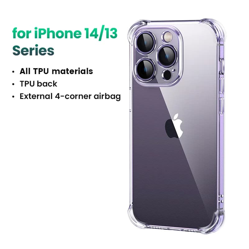 Funda antigolpes transparente para iPhone Pro Max