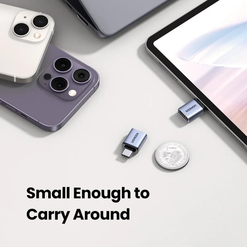 Adaptador OTG USB-C a hembra USB-A