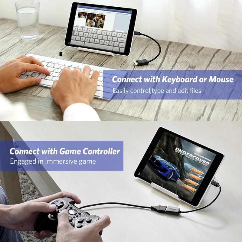 Cable adaptador OTG Micro USB