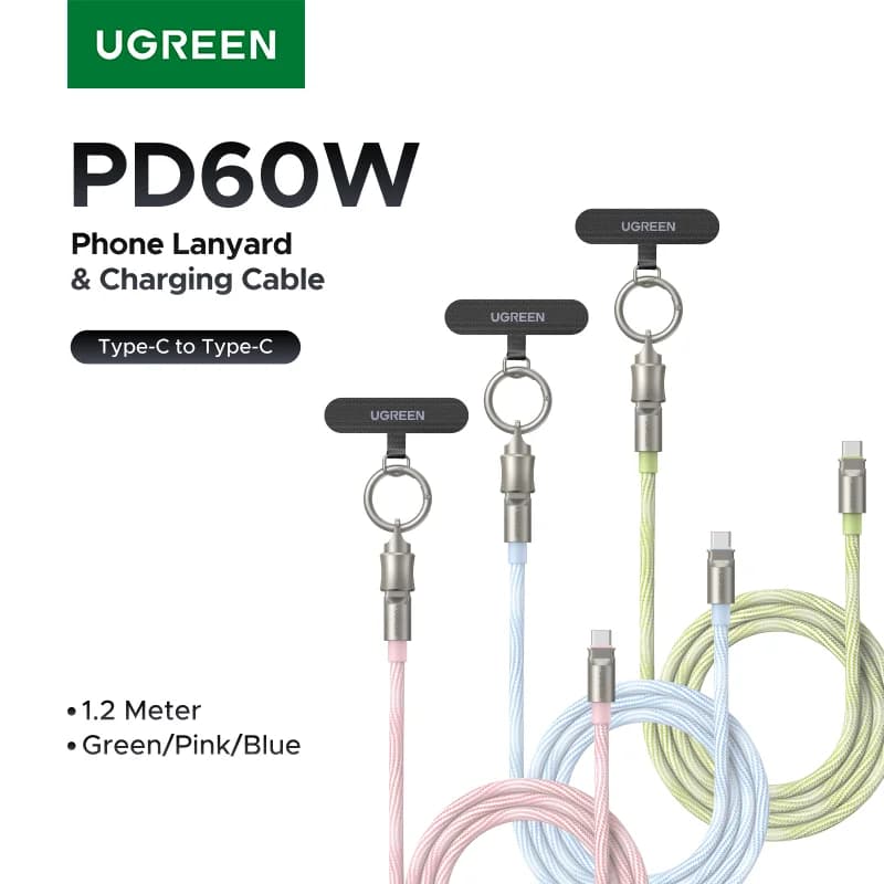 Cable de carga lanyard USB-C PD60W