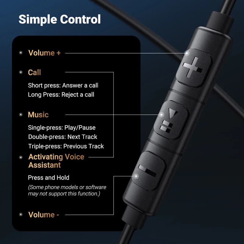 Auriculares con cable USB-C con jack de 3.5mm y micrófono