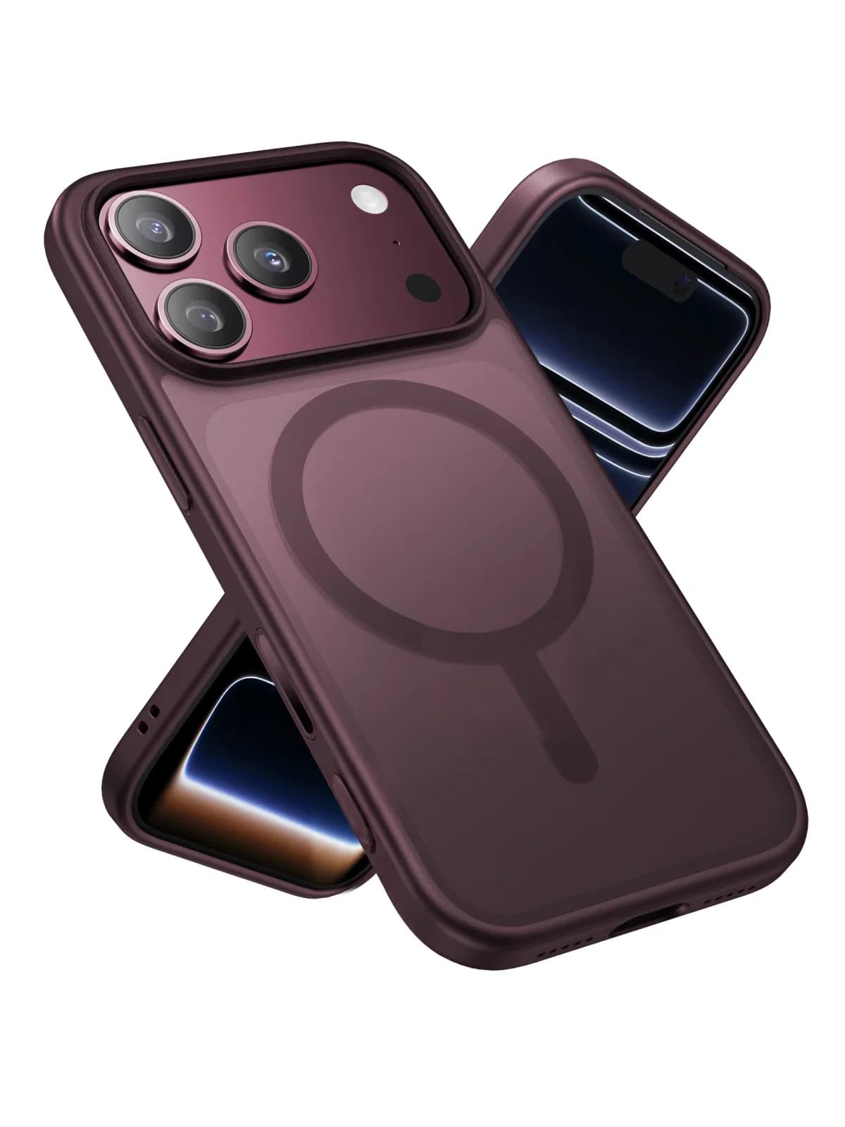 Funda de teléfono magnética antigolpes TPU