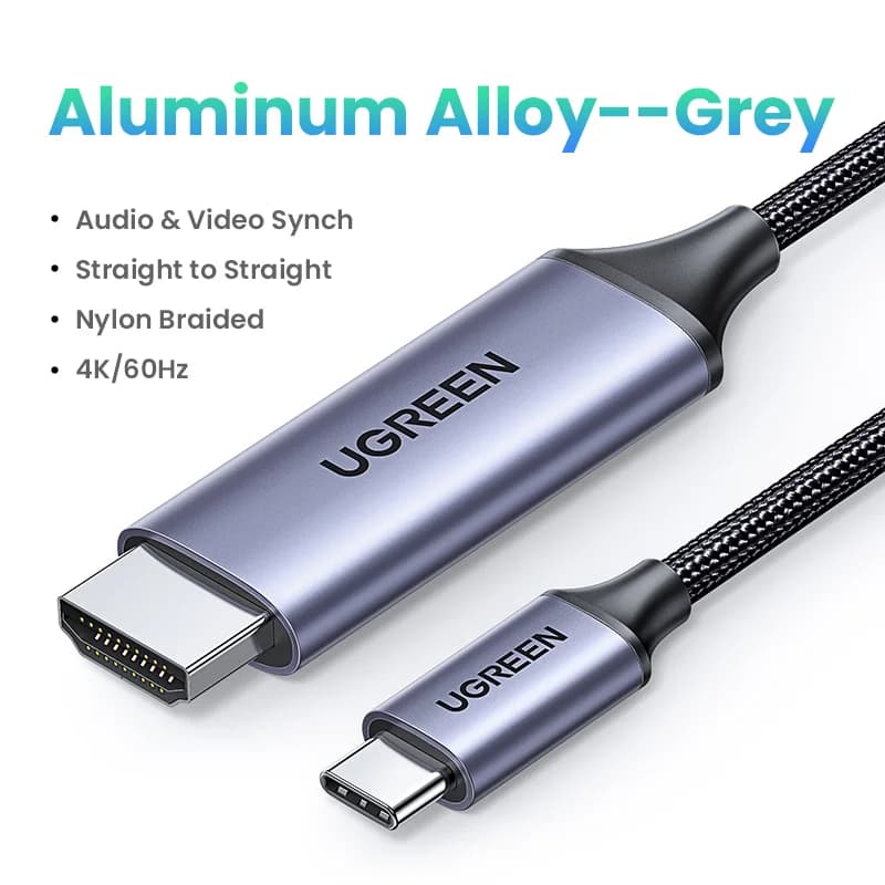 Cable USB-C a HDMI, Adaptador de vídeo 4K