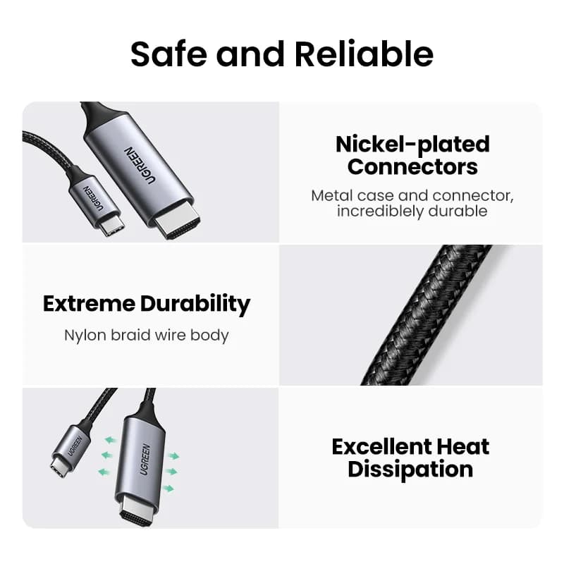 Cable USB-C a HDMI, Adaptador de vídeo 4K