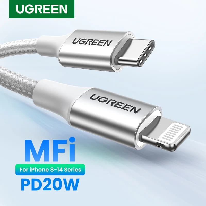 Cable MFi USB-C a Lightning, Carga Rápida PD 30W