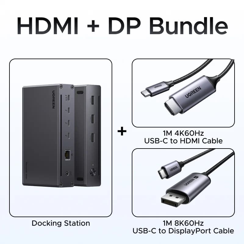 Estación de acoplamiento Thunderbolt 4 8 en 1 con salida 8K