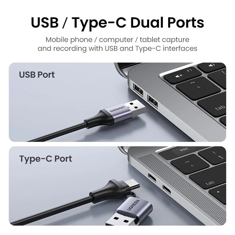 Tarjeta de Captura de Vídeo HDMI 4K a USB-C