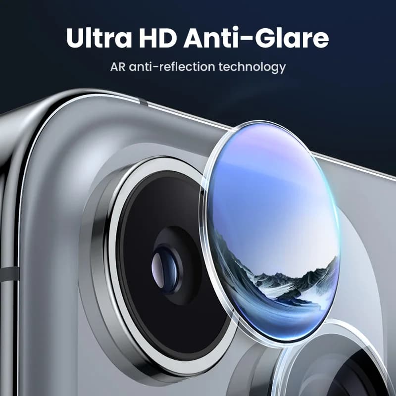 Protector de cristal para lente de cámara iPhone Pro