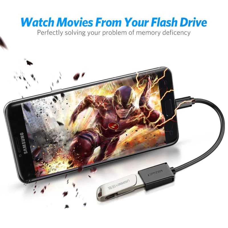 Cable adaptador OTG Micro USB
