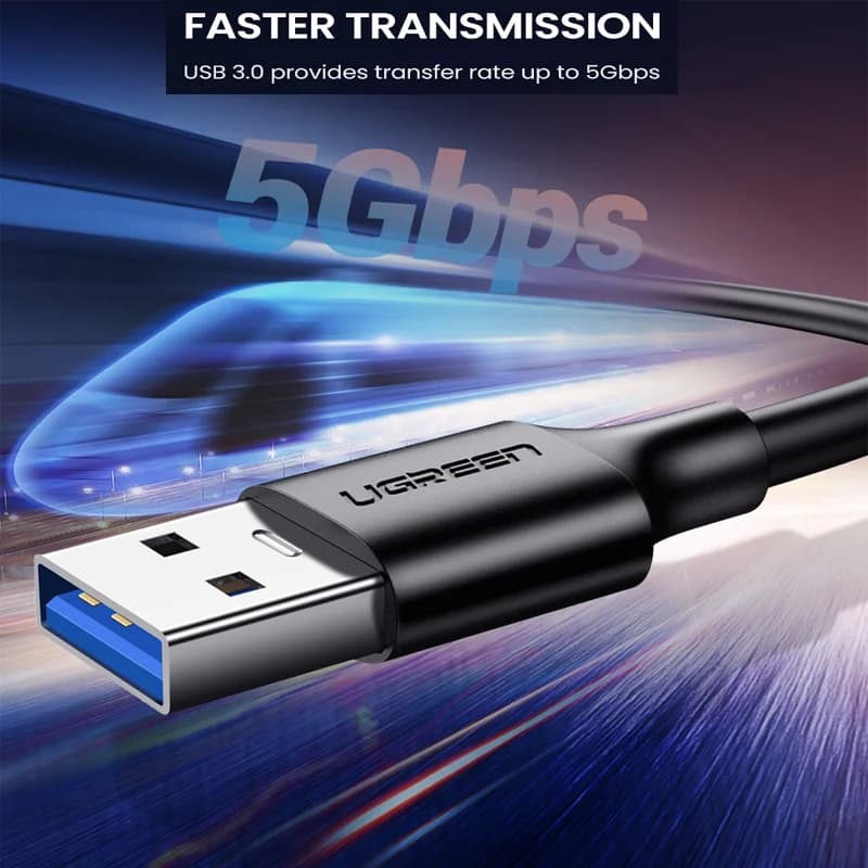 Cable de datos USB-C, 5Gbps USB 3.0, 3A