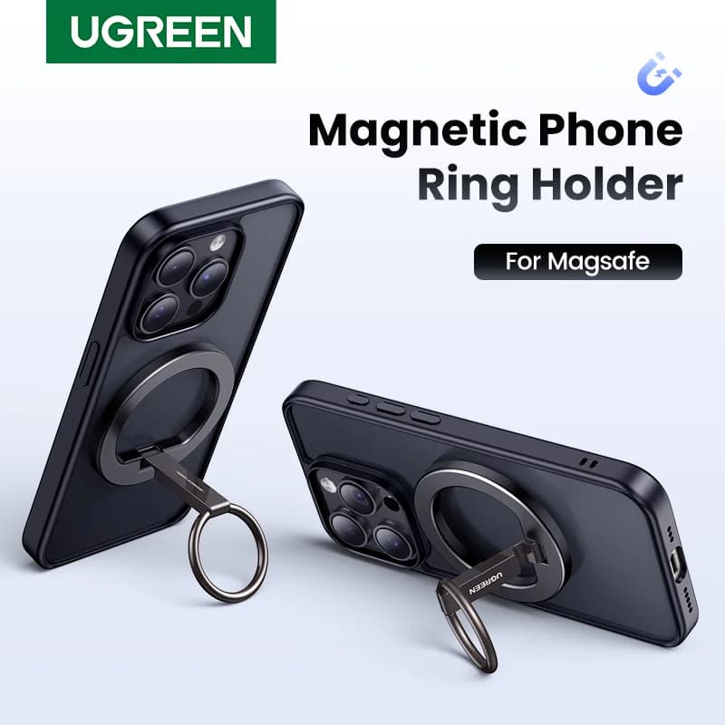 Anillo Magnético para Móvil, Soporte con Rotación 360°