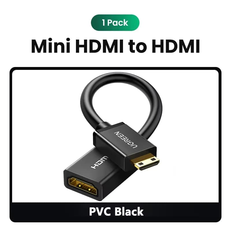 Cable adaptador Mini HDMI a HDMI estándar 4K